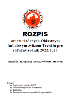 Rozpis súťaží