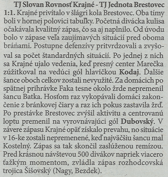 článok z novín