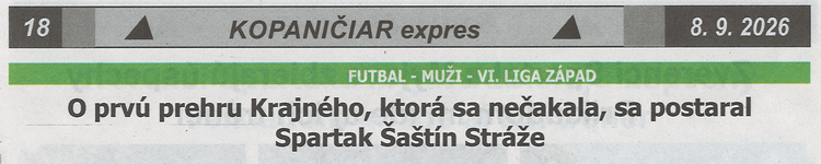 článok z novín