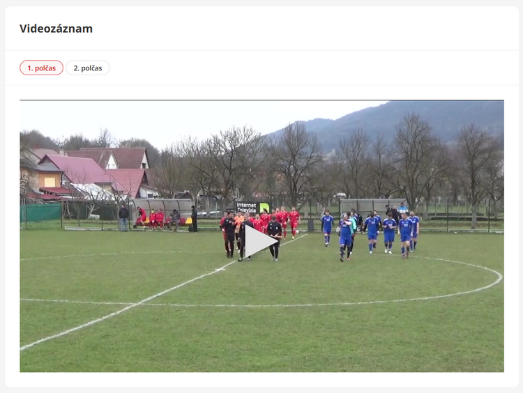 Videozáznam zo zápasu